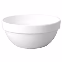 (6 adet) Kase - Melamin - CASUAL MAXI - 250ml - yuvarlak - Ø120mm - Derinlik:55mm - Beyaz
