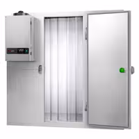 Inox zamrzivačka komora - 2100x1200 mm - 3,16 m³ - uklj. zamrzivački agregat - -20/-10 °C