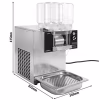 Snowflake aparat za sladoled / Bingsu aparat – 120 kg/24 h – 4 x 2,5 litre – nehrđajući čelik