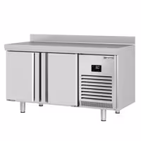 Rashladni pult PREMIUM PLUS - 1468x600 mm - 250 l - s 2 vrata - Ventilirano hlađenje - Podignuti rub
