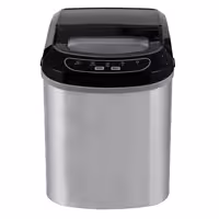 Ledomat - Šuplje kockice leda - 12 kg/24 h - Srebro