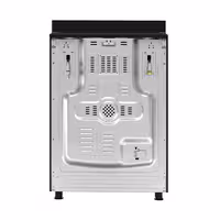 Plinovita ploča – 8,4 kW – 4 plamenika – uključujući električnu pećnicu – 3,85 kW – crna