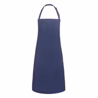KARLOWSKY | Bib Apron Basic – Navy - 750×900 mm - Adjustable Neck Strap - 65% Cotton/35% Polyester