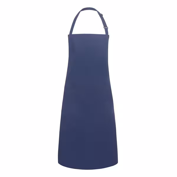 KARLOWSKY | Bib Apron Basic – Navy - 750×900 mm - Adjustable Neck Strap - 65% Cotton/35% Polyester