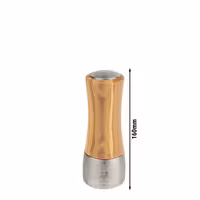 (6 komada) PEUGEOT | MADRAS - Mlin za sol - u'Select Z - Maslinovo drvo - Prirodna boja - Visina: 160 mm