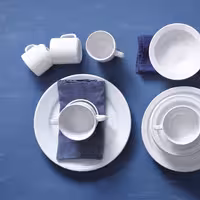 (24 adet) BUDGETLINE - Kahve Fincanı Takımı Mammoet - 140ml - Beyaz