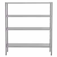 رفوف ستانلس ستيل ECO - 1600x500mm - عمق: 500 mm - 4 رفوف (قابلة للتعديل) - الحمولة: 280 kg