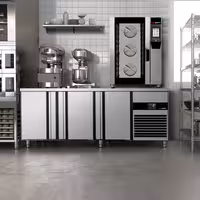 Commercial Electric Combi Oven - Touchscreen Controls - 7" colour touchscreen - 12x GN 1/1 - incl. Automatic washing system & Core temperature probe