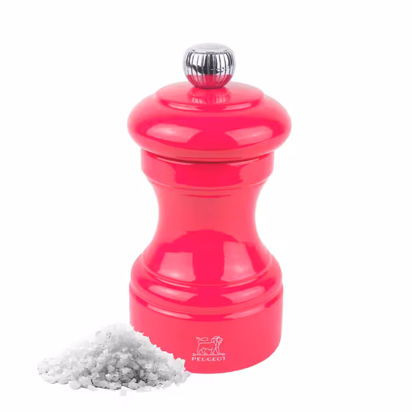 (6 komada) PEUGEOT | BISTRORAMA – Mlin za sol – Drvo – Slatko ružičasta – Visina: 100 mm