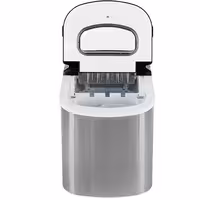 Ledomat - Šuplje kockice leda - 12 kg/24 h - Srebro
