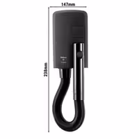 AIR-WOLF | Wall-Mounted Hair Dryer without Hose – ABS Plastic