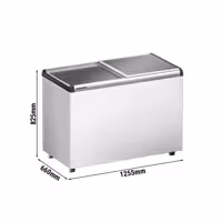 LIEBHERR | Zamrażarka skrzyniowa - 318 litrów - z aluminiową przesuwaną pokrywą - biała