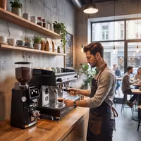 WEGA | PEGASO PLUS - Siebträgermaschine - 2 Gruppig - 3,7 kW - mit Milchaufschäumern & Heißwasser - Schwarz