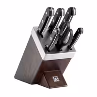 ZWILLING | GOURMET SharpBlock - Självslipande knivblock - 7-delars - brun