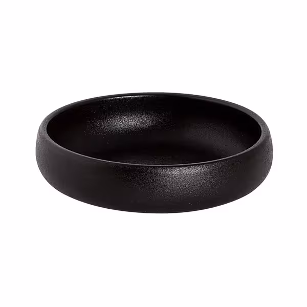 (12 adet) Tatlı / Salata Kasesi - Porselen - Universe - 200ml - yuvarlak - Ø115mm - Siyah