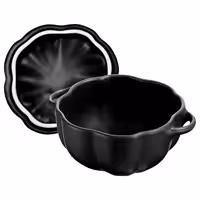 STAUB | CERAMIQUE - Kokotte - Pumpaform - Ø 120mm - Keramik - Svart