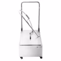 Filtar za friteznо ulje - 48 l/min | 370 W | 450x890x880 mm - na kotačima | nehrđajući čelik | tihi motor 55 dB - uključuje 5 filtara