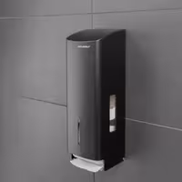 AIR-WOLF | Dispenser za toaletni papir – za 3 kućanska rola – nehrđajući čelik – mat crna