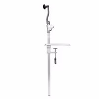 Manual Bench Can Opener - Shaft Length: 480mm - Stainless Steel - Max Can Height: 40cm