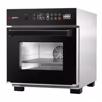 Commercial High Speed Oven - Touchscreen - 3.4kW - Stainless Steel - incl. Pizza Tray, Temperature Probe, Non-stick Basket, Non-stick Baking Tray | 80% Faster Cooking
