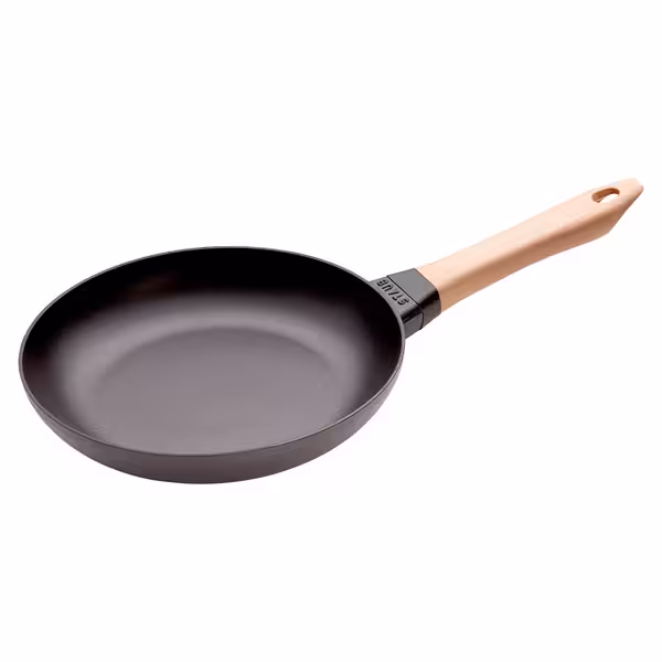 STAUB | PANNAS - Panna ar koka rokturi - Ø 240 mm - čuguns - melns