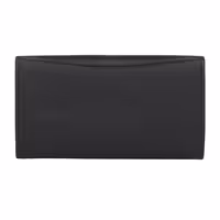 KARLOWSKY | Waiter Wallet – Synthetic - Black - 18.2 × 10 cm - 5 Note Pockets - Coin Pocket - 3‑Stage Metal Closure - Printable