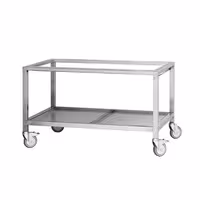 Mobile Open Stand - 1395x660x820mm - Stainless Steel - with Wheels - for GHGM424 & HGGM484 Series