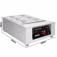 Chocolate Melter - 6 x 1.7L - 1kW