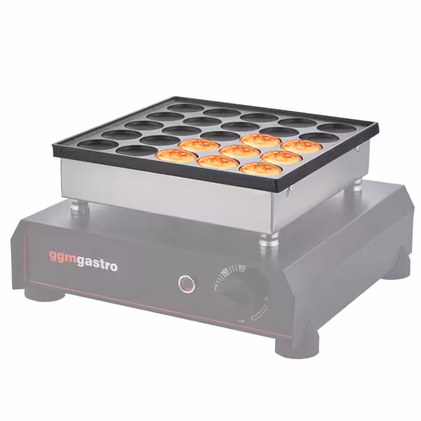 BWERM25 Vaffle Makinesi İçin Pişirme Plakası - Bubble Kalıp - 25’li
