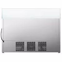 Pult za pripremu salate PREMIUM PLUS - 1460 mm - 3 vrata - s ravnom staklenom nadogradnjom za 9x GN 1/3 & 6x GN 1/6