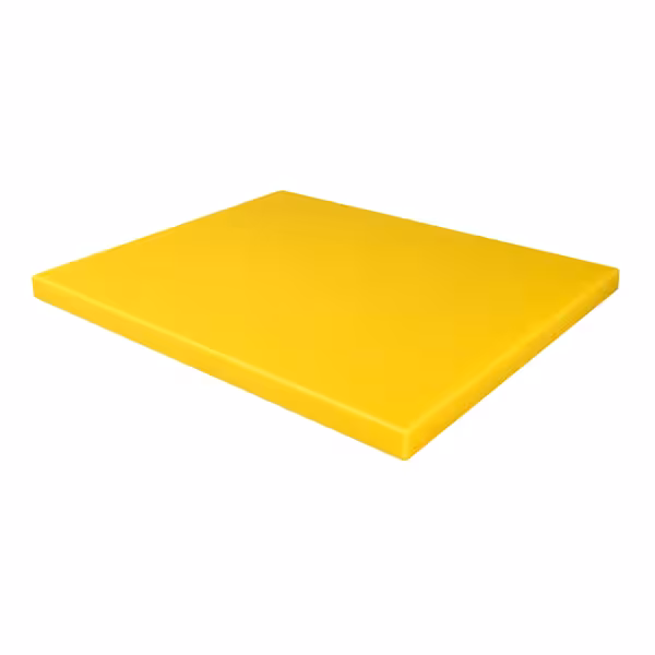 Polietilen Kesme Tahtası / Levhası - 325x500mm - Kalınlık: 20mm - HACCP uyumlu - Sarı