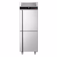 Szafa mroźnicza PREMIUM – stal nierdzewna – GN 2/1 – 700 L – z 2 półdrzwiami