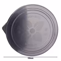 (60 pcs) Reusable Lid - 190x190mm - Grey - fits Reusable Bowls with Ø 185mm