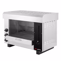 Salamandra a gás PROFISSIONAL - 9,75kW - 3 queimadores - para pão pita