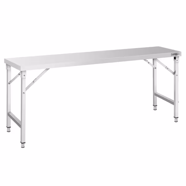 طاولة عمل ستانلس ستيل - قابلة للطي - 2000x700mm