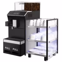 Süper Otomatik Espresso Kahve Makinesi - 16 İçecek Seçeneği - 5inç Dokunmatik Ekran - Bardak Isıtıcı Dâhil