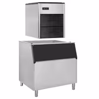 Commercial Ice Machine - Nugget - 335 kg/24 h - incl. ice storage container