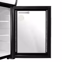 GASTRO-COOL | Commercial Mini Bar Fridge – 62 L – 430 mm – Lockable – 2–10 °C – Black