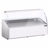 Serve Over Counter - 2506x979mm - front panel white - capacity 512 litres
