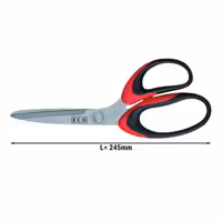 Nożyce do papieru i tapet – 245 mm – długość cięcia: 110 mm