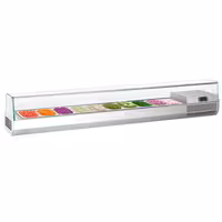 Countertop Prep Well / Refrigerated Topping Unit PREMIUM PLUS - 2300x413mm - 10x GN 1/3