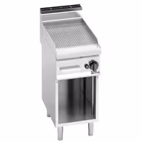 Plinski roštilj - 6,9 kW - Rebrasta - površina pečenja: 395x500 mm