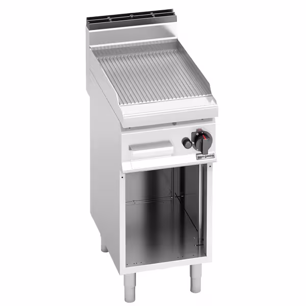 Plinski roštilj - 6,9 kW - Rebrasta - površina pečenja: 395x500 mm