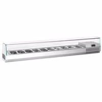 Countertop Prep Well / Refrigerated Topping Unit PREMIUM PLUS - 2300x413mm - 10x GN 1/3