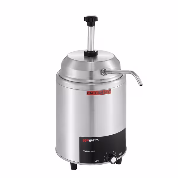 Dozator de sos încălzit - 550 W - 4,4 litri - cu vas interior inclus