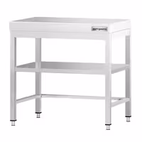 طاولة عمل ستانلس ستيل PREMIUM - 600x600mm - مع رف سفلي & تدعيم