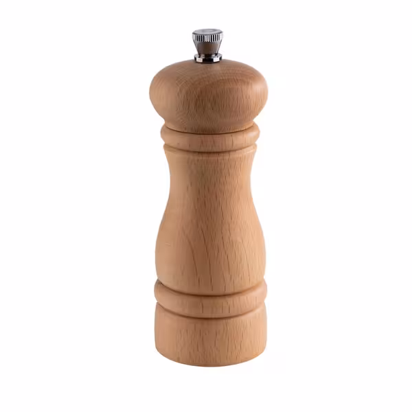 (6 tk) Pipraveski - ETERNAL - pöögist ja roostevabast terasest - Kõrgus: 16 cm - beež
