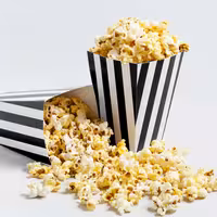 Commercial Popcorn Machine - 1.5kW - 5kg/h - with 1 kettle - Black