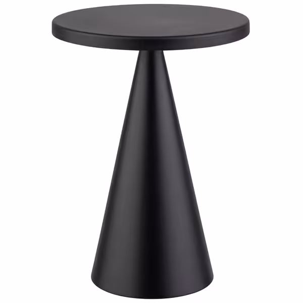 Şarj Edilebilir Masa Lambası - CONE - 3 kademeli kısılabilir - Ø130x180mm - Siyah