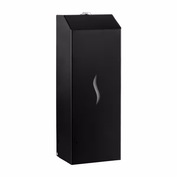Dispenzer sapuna - senzorski - 1000 ml - Nehrđajući čelik (inox) - crna - s zidna montaža